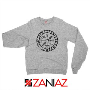 Vegvisir Compass Magical Stave Grey Sweatshirt