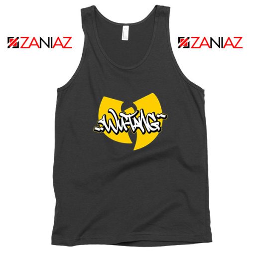 Wu Tang Clan Hip Hop Graffiti Black Tank Top