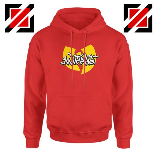 Wu Tang Clan Hip Hop Graffiti Red Hoodie