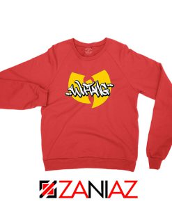 Wu Tang Clan Hip Hop Graffiti Red Sweatshirt