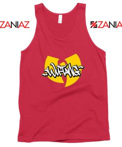 Wu Tang Clan Hip Hop Graffiti Red Tank Top