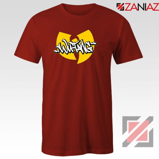 Wu Tang Clan Hip Hop Graffiti Red Tshirt