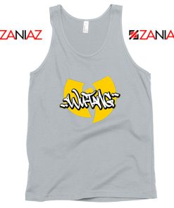 Wu Tang Clan Hip Hop Graffiti Sport Grey Tank Top