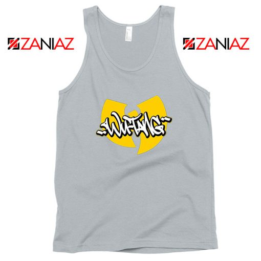 Wu Tang Clan Hip Hop Graffiti Sport Grey Tank Top