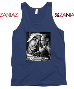 2PAC Snoop Doggy Rap Navy Blue Tank Top