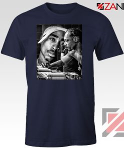 2PAC Snoop Doggy Rap Navy Blue Tshirt