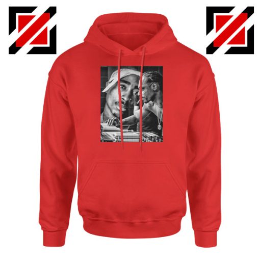 2PAC Snoop Doggy Rap Red Hoodie