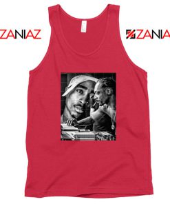 2PAC Snoop Doggy Rap Red Tank Top