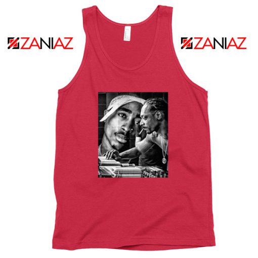 2PAC Snoop Doggy Rap Red Tank Top