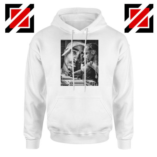 2PAC Snoop Doggy Rap White Hoodie