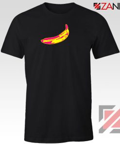 Andy Warhol Banana Art Black Tshirt