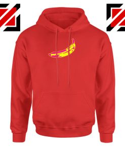 Andy Warhol Banana Art Red Hoodie