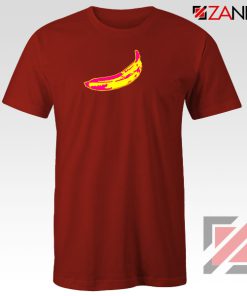 Andy Warhol Banana Art Red Tshirt