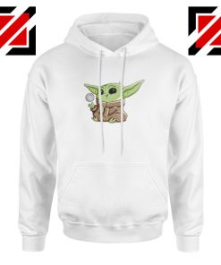 Buy The Child Cute Disney White Hoodie