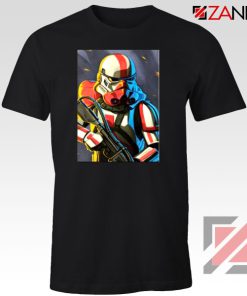 Captain Phasma Shiny Stormtrooper Black Tshirt