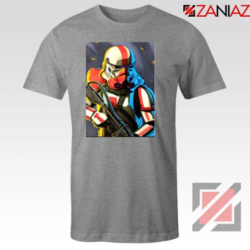 Captain Phasma Shiny Stormtrooper Grey Tshirt