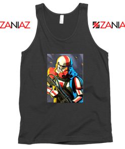 Captain Phasma Stormtrooper Black Tank Top