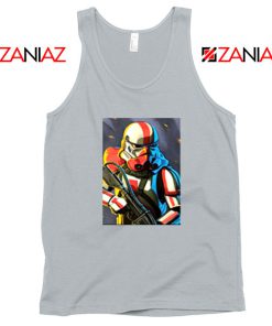 Captain Phasma Stormtrooper Grey Tank Top