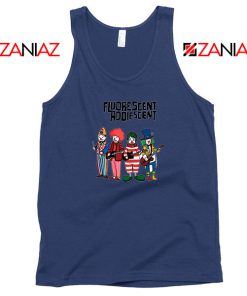 Fluorescent Adolescent Song 21 Navy Blue Tank Top