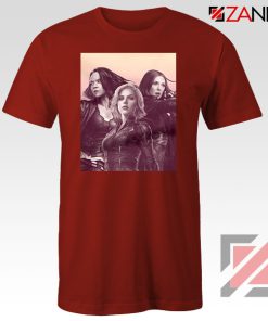 Girl Power Marvel Female Characters Red Tshirt