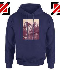 Girl Power Marvel Female Navy Blue Hoodie