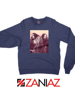 Girl Power Marvel Female Navy Blue Sweatshirt