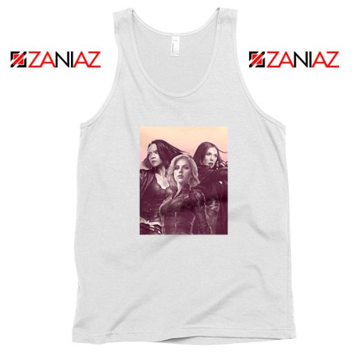 Girl Power Marvel Female White Tank Top