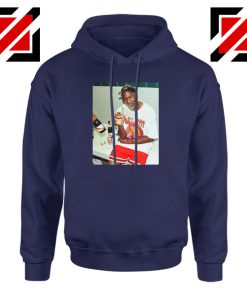 Michael Jordan Cigar 3 Peat Navy Blue Hoodie