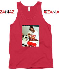 Michael Jordan Cigar 3 Peat Red Tank Top