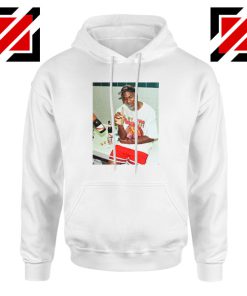 Michael Jordan Cigar 3 Peat White Hoodie