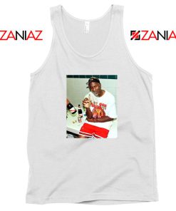 Michael Jordan Cigar 3 Peat White Tank Top