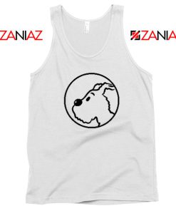 Snowy Tintin Character Tank Top