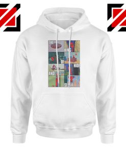 Superhero King of Hide And Seek White Hoodie