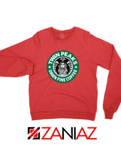 Twin Peaks Damn Fine Coffee Red Sweatshirt