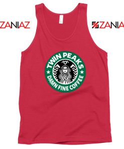 Twin Peaks Damn Fine Coffee Red Tank Top