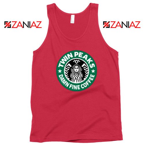 Twin Peaks Damn Fine Coffee Red Tank Top