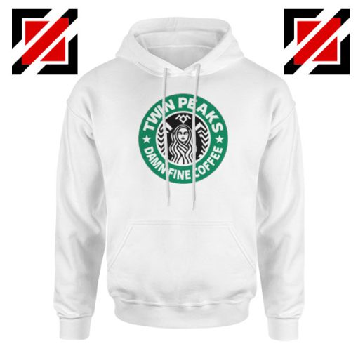 Twin Peaks Damn Fine Coffee White Hoodie