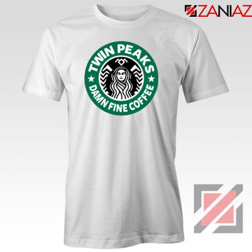 Twin Peaks Damn Fine Coffee White Tshirt