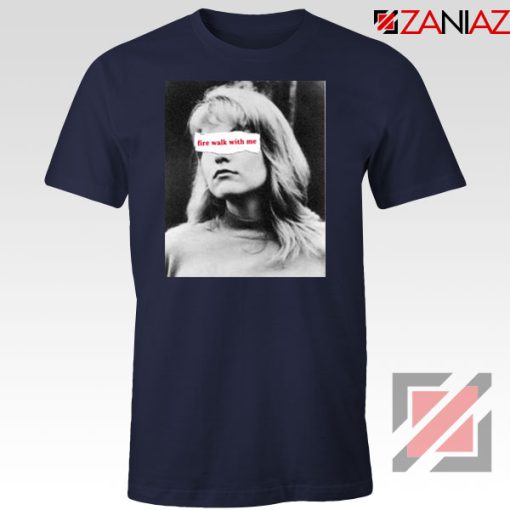 Twin Peaks Film Laura Palmer Navy Blue Tshirt