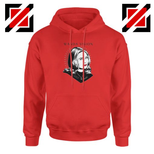 WandaVision Superhero Pop Art Red Hoodie