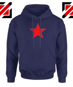 Winter Soldier Icon Jacket Navy Blue Hoodie