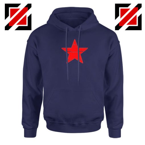 Winter Soldier Icon Jacket Navy Blue Hoodie