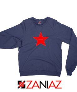 Winter Soldier Icon Navy Blue Sweatshirt