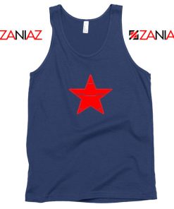 Winter Soldier Icon Navy Blue Tank Top