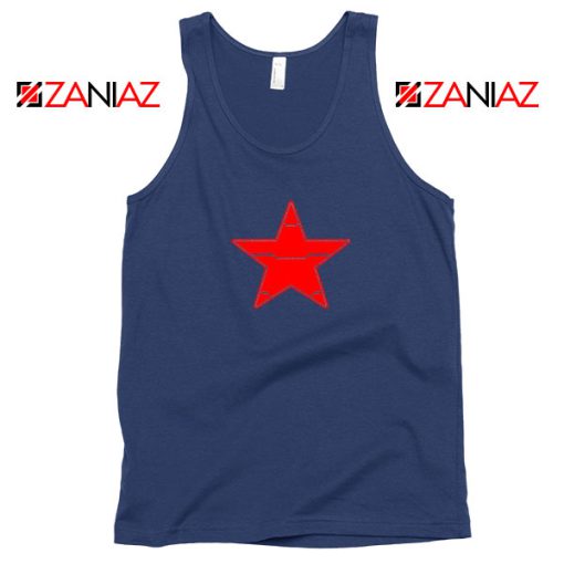 Winter Soldier Icon Navy Blue Tank Top