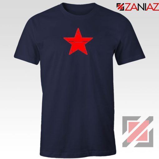 Winter Soldier Icon Navy Blue Tshirt