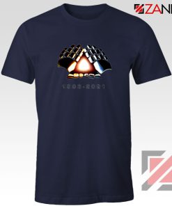 Daft Punk Electronic Music Duo Navy Blue Tshirt