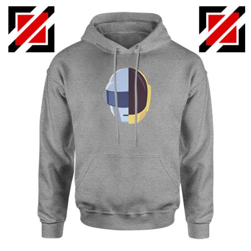 Daft Punk Music Helmet Grey Hoodie