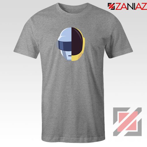 Daft Punk Music Helmet Grey Tshirt