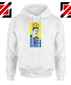 George Jones Art Country Musician White Hoodie